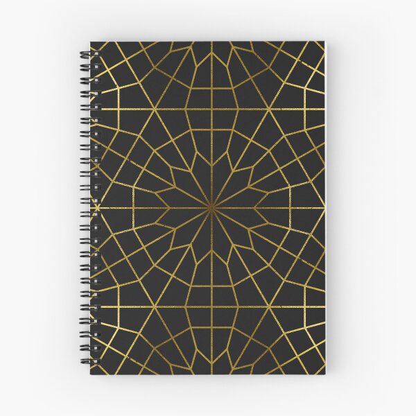 Item preview, Art Deco Golden And Black Floral Ombre Pattern designed and sold by DEC02.