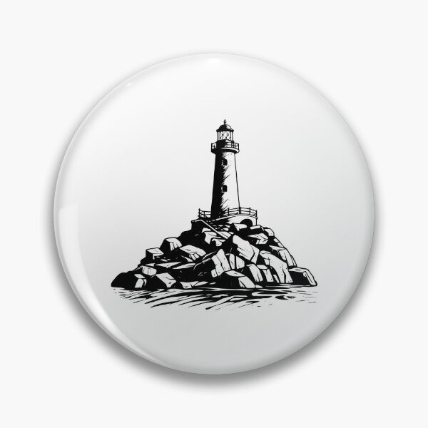 Item preview, Coastal Lighthouse Beacon Navigation Seaside Station Sea designed and sold by inkoutninja.