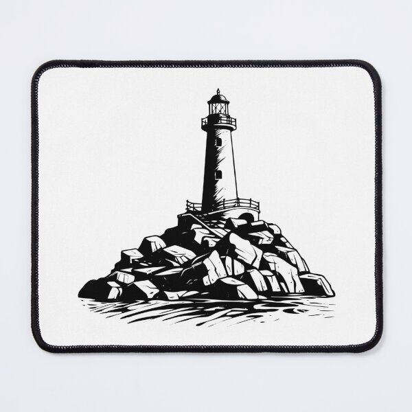 Item preview, Coastal Lighthouse Beacon Navigation Seaside Station Sea designed and sold by inkoutninja.