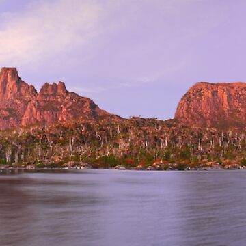 Artwork thumbnail, Labyrinth Moonrise, Lake St Clair National Park, Tasmania by Michael Boniwell