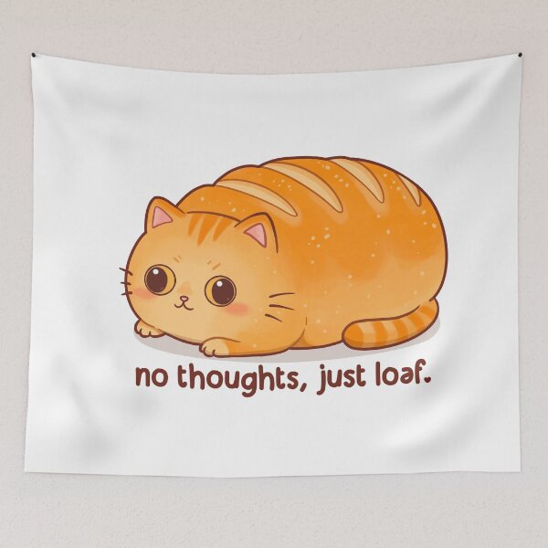 Item preview, No thoughts, just loaf designed and sold by Yusraah's Art.