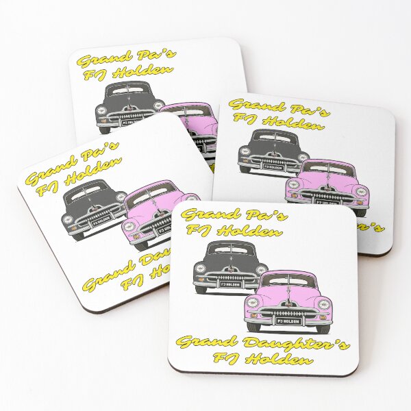 Item preview, Grandpa’s FJ Holden and Granddaughter’s FJ Holden – Classic Car Art designed and sold by Michael van der Hoorn.