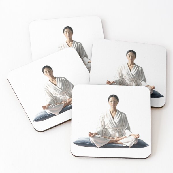 Item preview, Yoga. Woman.  Meditate. Be.  designed and sold by SirensSageStone.