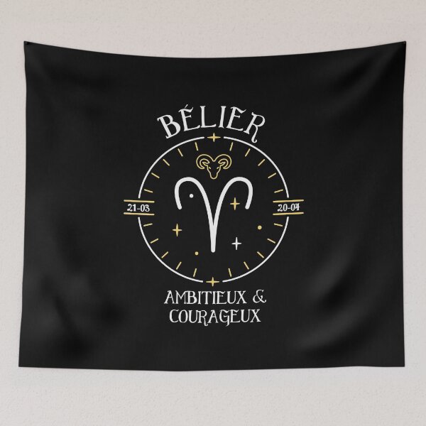 Item preview, Copy of Signe du Bélier - Ambitieux et courageux designed and sold by theduc.