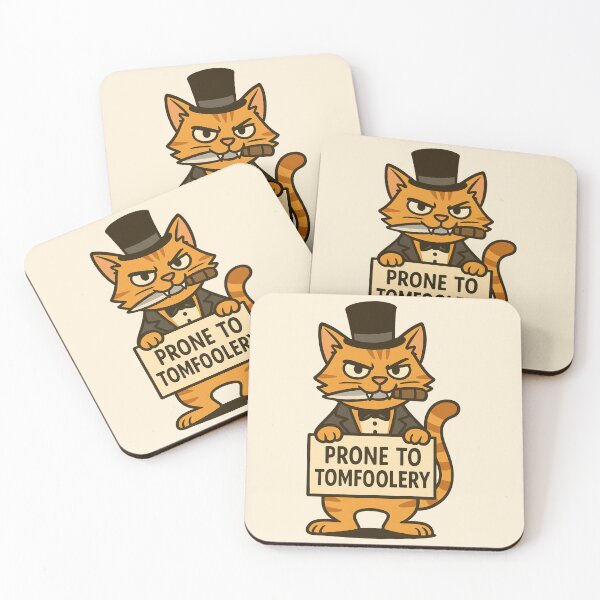 Item preview, Prone to Tomfoolery: The Fanciest Feline Menace designed and sold by Design Delinquent.