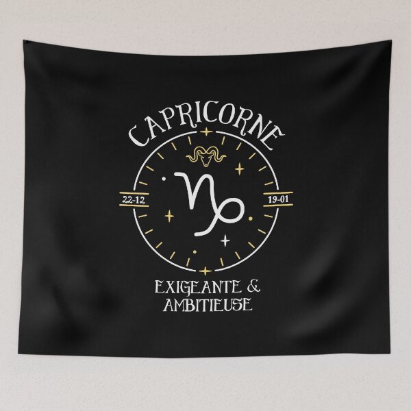 Item preview, Signe du Capricorne - Exigeante et ambitieuse designed and sold by theduc.