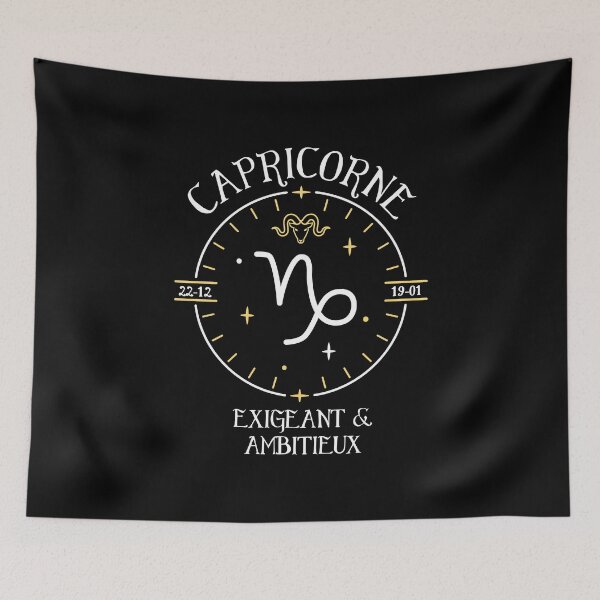 Item preview, Signe du Capricorne - Exigeant et ambitieux designed and sold by theduc.
