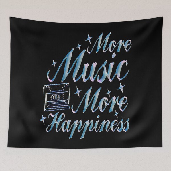 Item preview, More Music More Happiness designed and sold by creativerooney.
