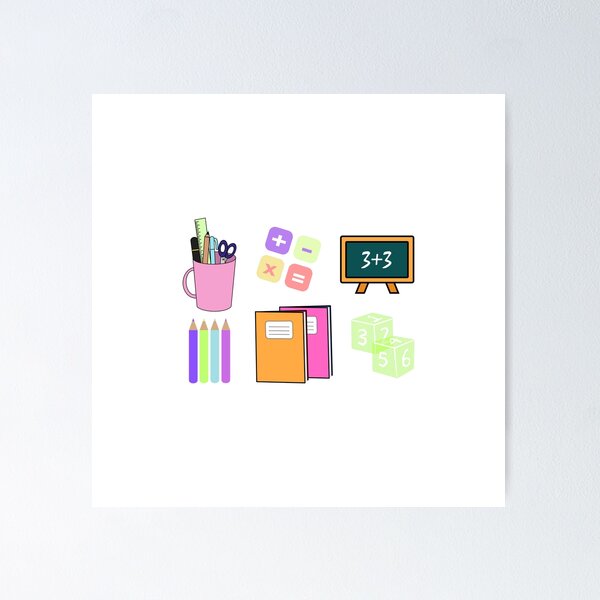 Item preview, Math School Subject designed and sold by ridnaledesigner.