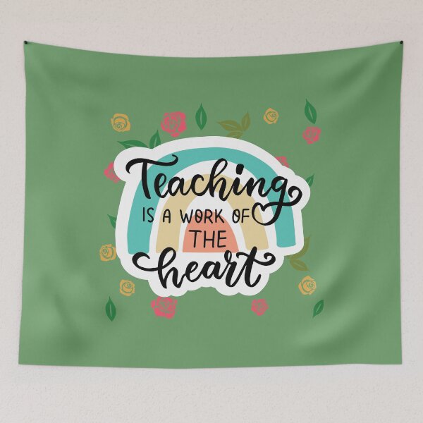 Item preview, Teaching is a work of the heart. designed and sold by Wantanadesign.