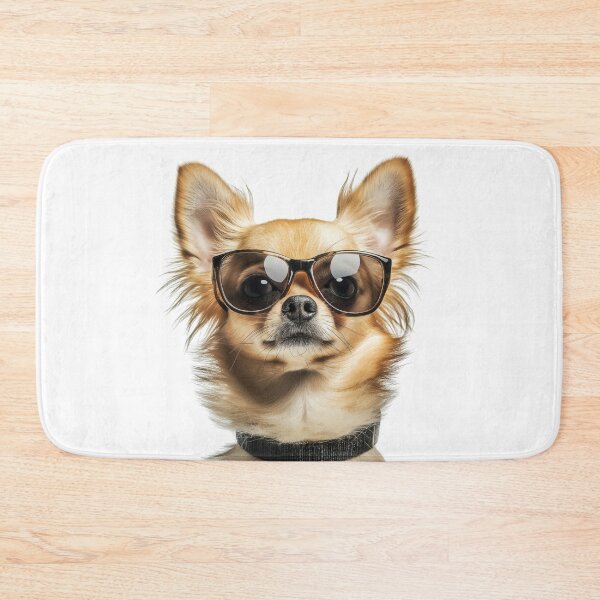 Item preview, Funny cool Russian Toy Dog wearing sunglasses designed and sold by LazyOwlStore.