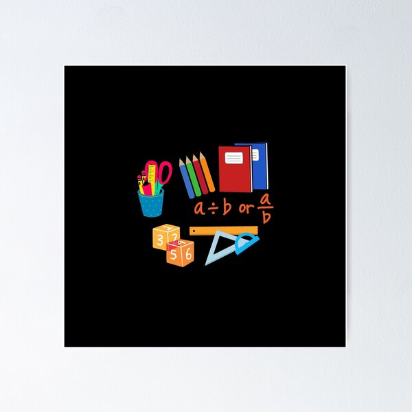 Item preview, Math School Subject designed and sold by ridnaledesigner.