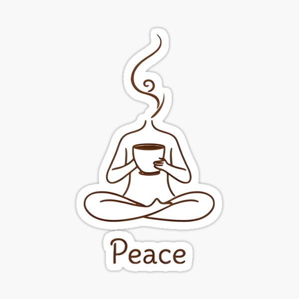 Item preview, Peace & Coffee – Zen in Every Sip designed and sold by Beanoria.