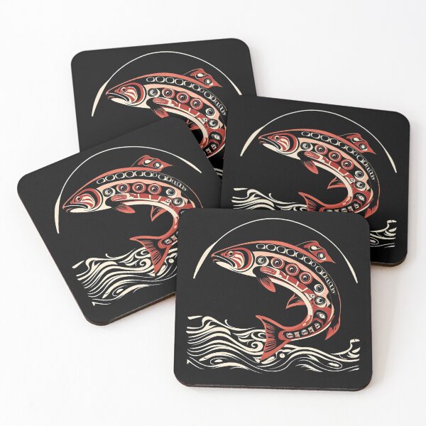Item preview, Haida Salmon – Indigenous Style Art designed and sold by nbg2012.