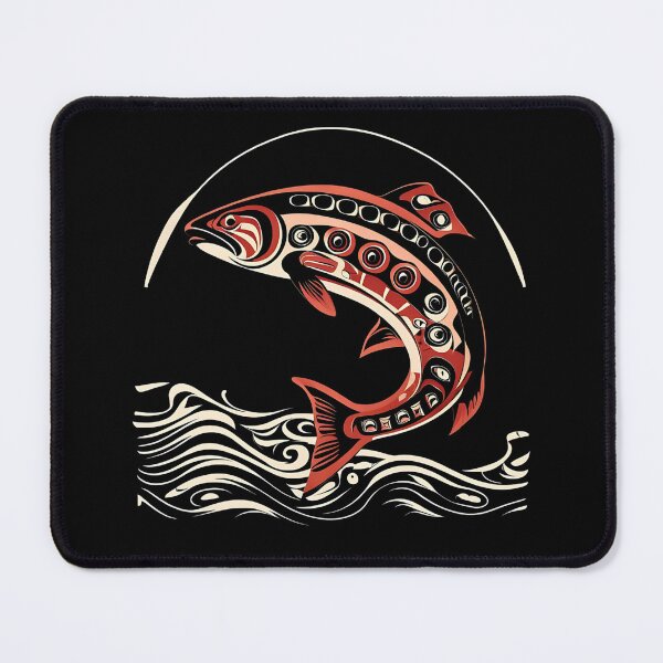Item preview, Haida Salmon – Indigenous Style Art designed and sold by nbg2012.