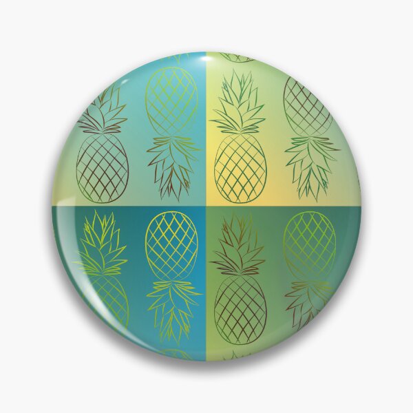 Item preview, Pineapples colorful pattern 21, Hand drawing, Spring collection designed and sold by artoriginal.