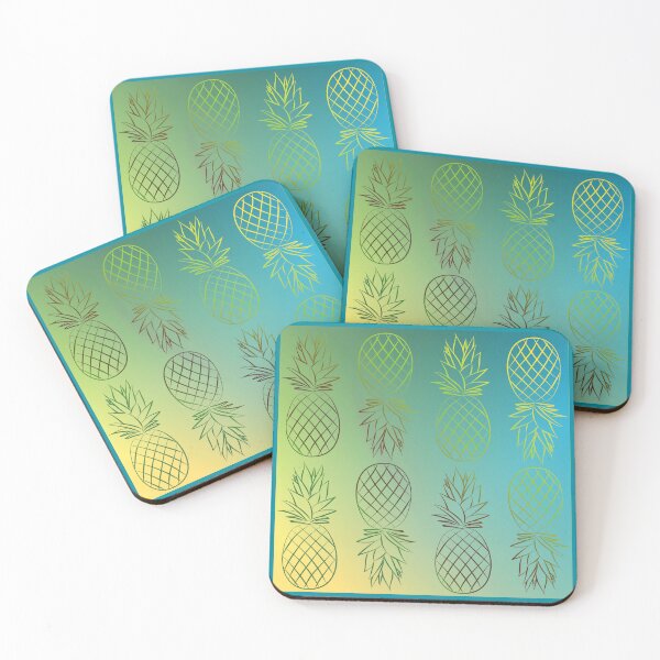 Item preview, Pineapples colorful pattern 21, Hand drawing, Spring collection designed and sold by artoriginal.