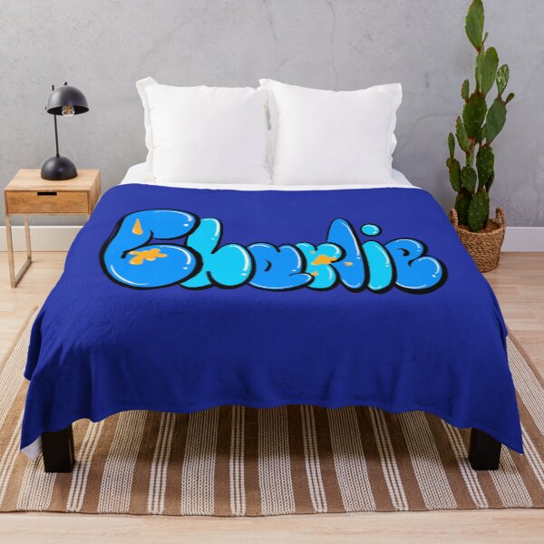 Item preview, Charlie name in blue and yellow bubble graffiti calligraphy Top 10 best personalized gifts for boys and men named Charlie designed and sold by Artonmytee.