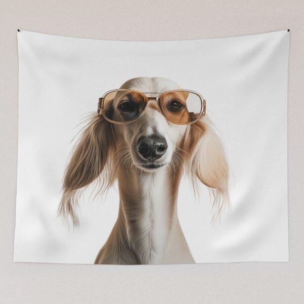 Item preview, Funny cool Saluki Dog wearing sunglasses designed and sold by LazyOwlStore.