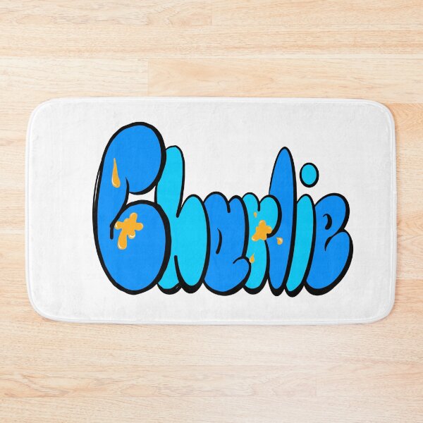 Item preview, Charlie name in blue and yellow graffiti calligraphy Top 10 best personalized gifts for boys and men named Charlie designed and sold by Artonmytee.