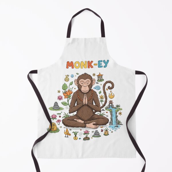 Item preview, Monk-ey Peace - Monkey designed and sold by naveen-bisht.