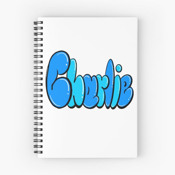 Item preview, Charlie name in blue bubble graffiti calligraphy Top 10 best personalized gifts for boys and men named Charlie designed and sold by Artonmytee.