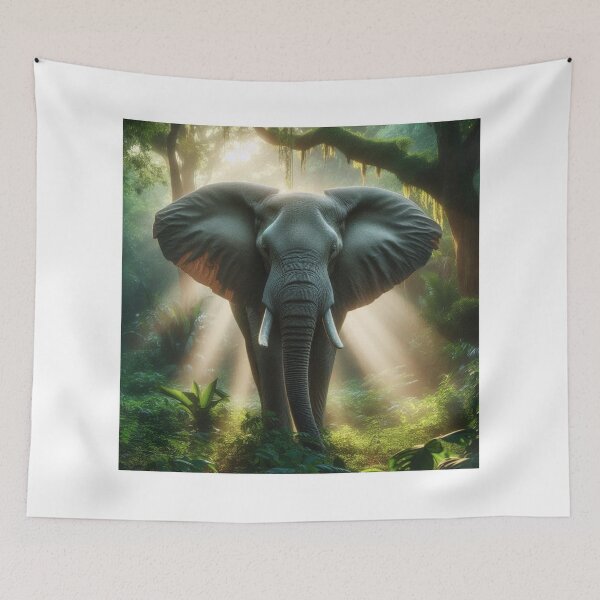 Item preview, Elephant in Forest designed and sold by kharatsuchita.
