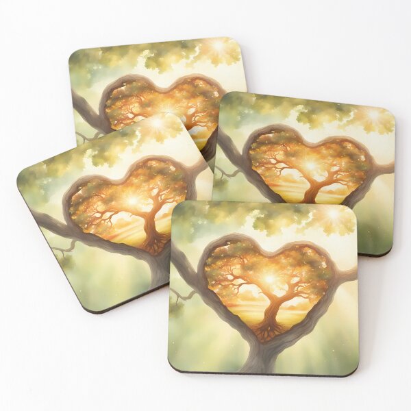 Item preview, Glowing Resin Heart designed and sold by CalmnessbyChoice.