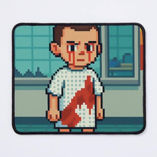 Item preview, Eleven Strange Things Pixel art | The Massacre at Hawkins Lab designed and sold by TeaTwenty.