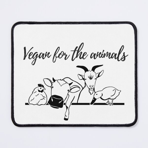 Item preview, Vegan for the animas  designed and sold by Purple Fabric.
