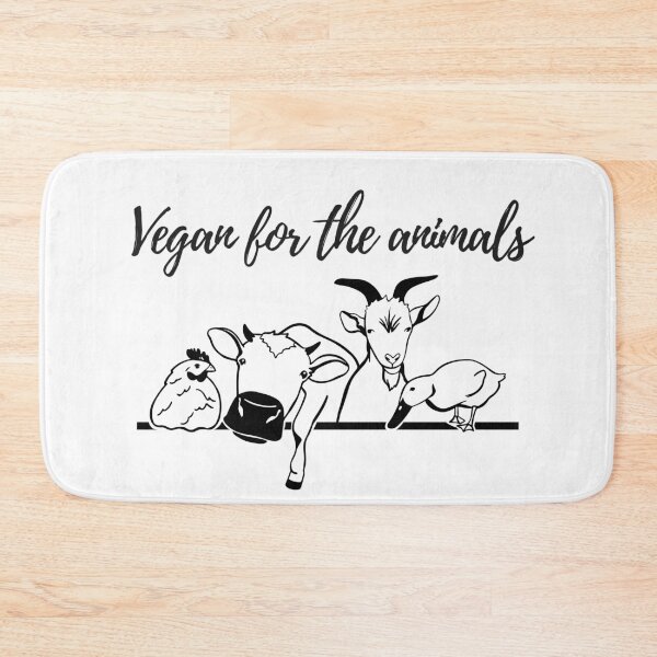 Item preview, Vegan for the animas  designed and sold by Purple Fabric.