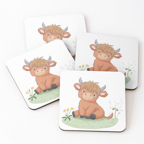 Aperçu de l'œuvre vache highland créée et vendue par pattegraphique.