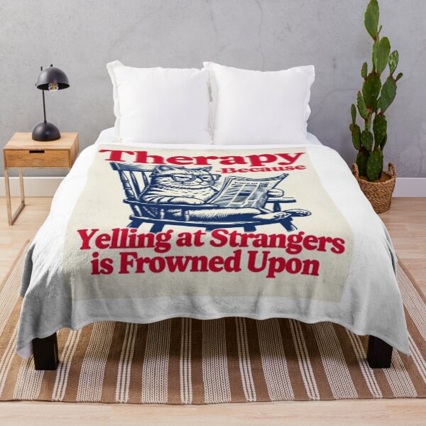 Item preview, Therapy: Because Yelling At Strangers Is Frowned Upon designed and sold by Smileyt-shirt.
