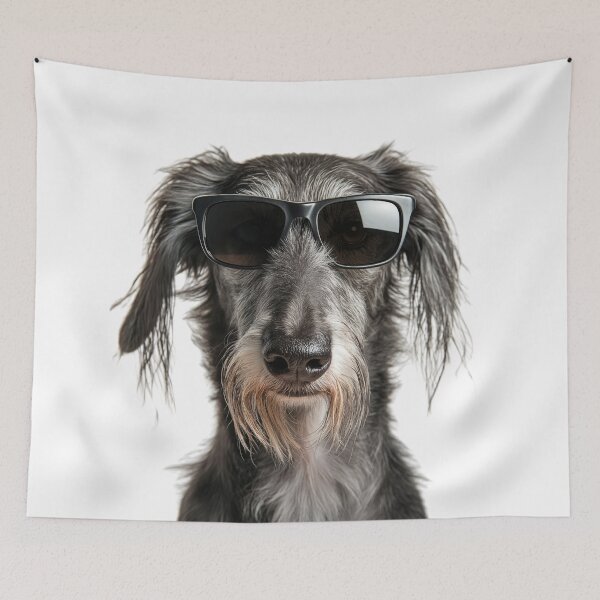 Item preview, Funny cool Scottish Deerhound Dog wearing sunglasses designed and sold by LazyOwlStore.