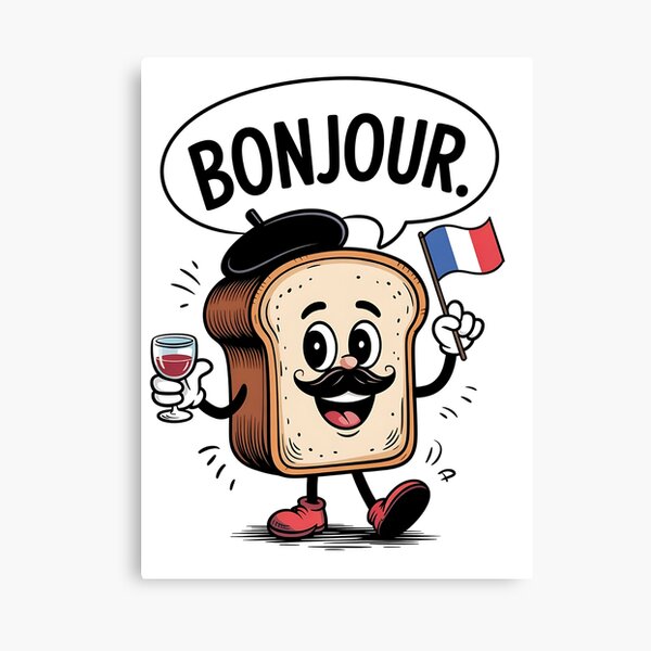 Artikel-Vorschau von French Toast, designt und verkauft von KreativKulture.