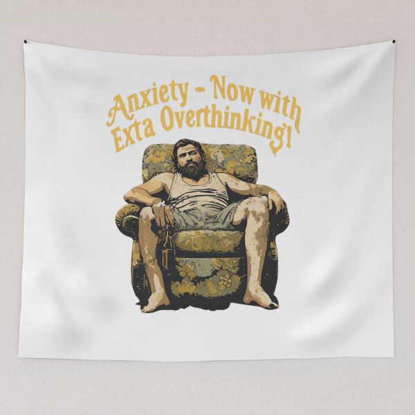 Item preview, Anxiety: Now with Extra Overthinking designed and sold by Smileyt-shirt.