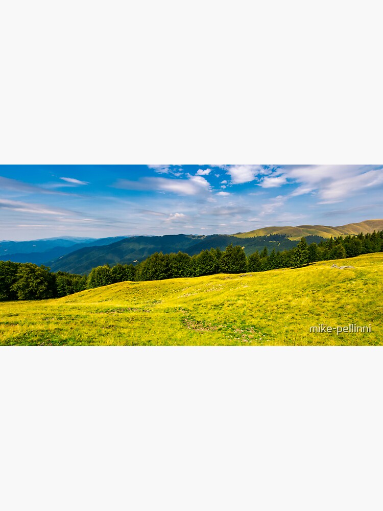 Thumbnail 3 of 3, Sticker, gorgeous weather over grassy slopes of Carpathians designed and sold by mike-pellinni.