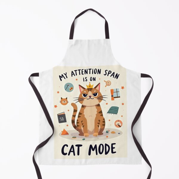 Item preview, My Attention Span is on Cat Mode designed and sold by Smileyt-shirt.