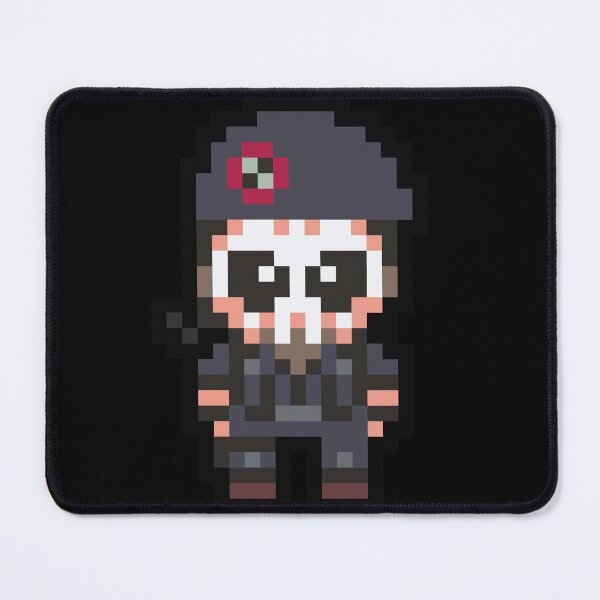 Item preview, Caveira Six Siege Smol Defender Pixel art designed and sold by TeaTwenty.