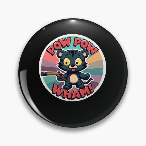 Item preview, Pow Pow Wham Cat Funny Mieze Cat designed and sold by Svenniibee.