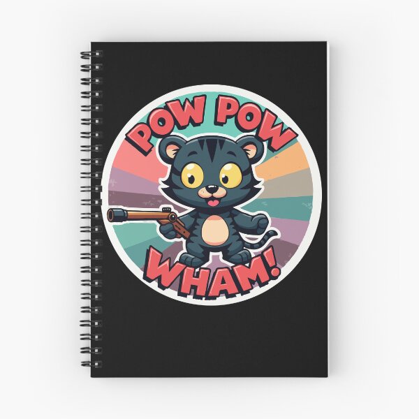 Item preview, Pow Pow Wham Cat Funny Mieze Cat designed and sold by Svenniibee.