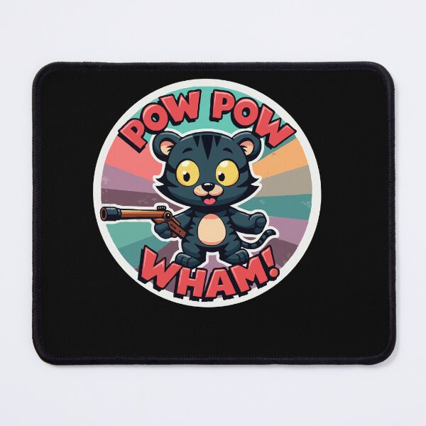 Item preview, Pow Pow Wham Cat Funny Mieze Cat designed and sold by Svenniibee.