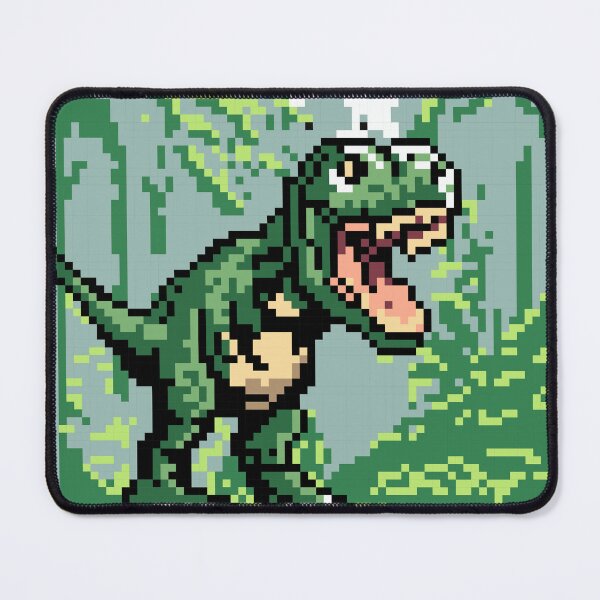 Item preview, T-rex Dinosaur Pixel art designed and sold by TeaTwenty.