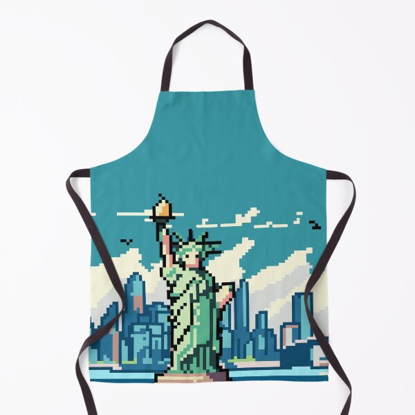 Item preview, Statue of Liberty New York City Pixel art designed and sold by TeaTwenty.