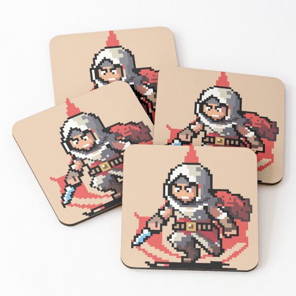 Item preview, Assassins creed pixel art designed and sold by TeaTwenty.