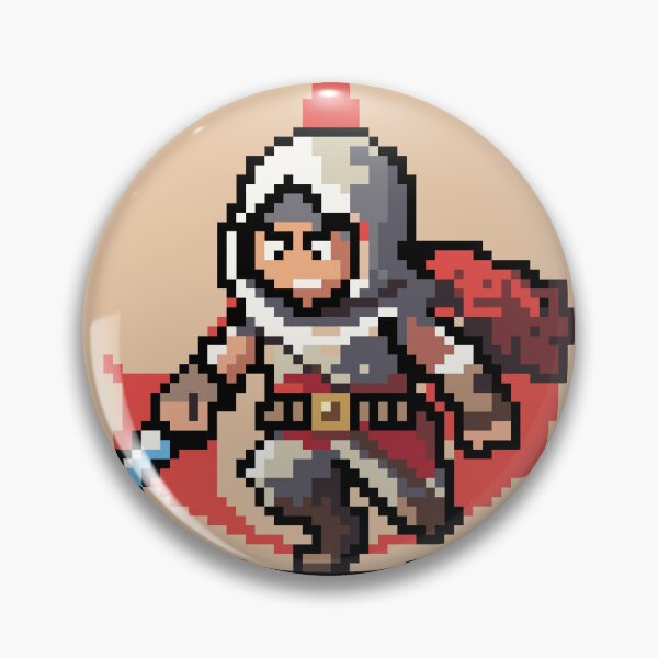 Item preview, Assassins creed pixel art designed and sold by TeaTwenty.