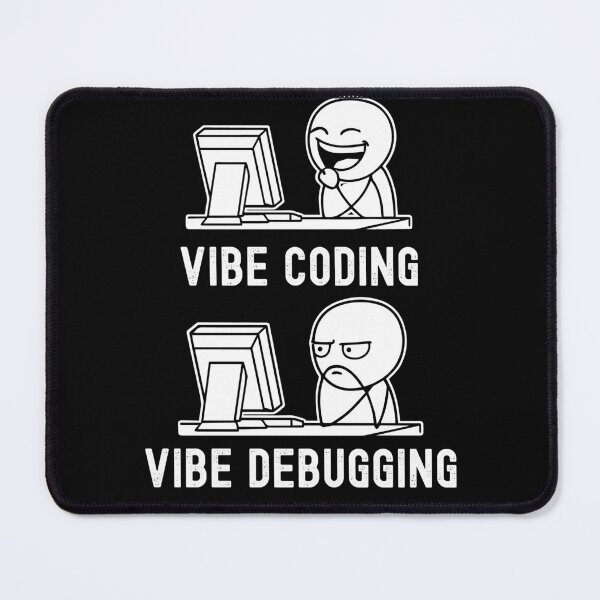 Item preview, Vibe Coding Vibe Debugging Funny and hilarious Gift for programmers, coders and Ai enthusiast designed and sold by thegiftedadult.