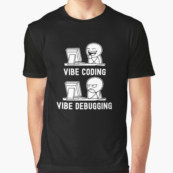 Item preview, Vibe Coding Vibe Debugging Funny and hilarious Gift for programmers, coders and Ai enthusiast designed and sold by thegiftedadult.