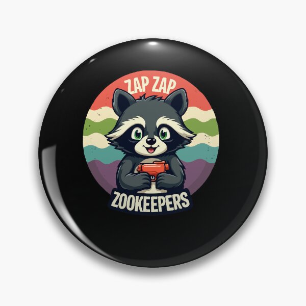 Item preview, ZAP ZAP Zookeepers Raccoon Funny Cat designed and sold by Svenniibee.