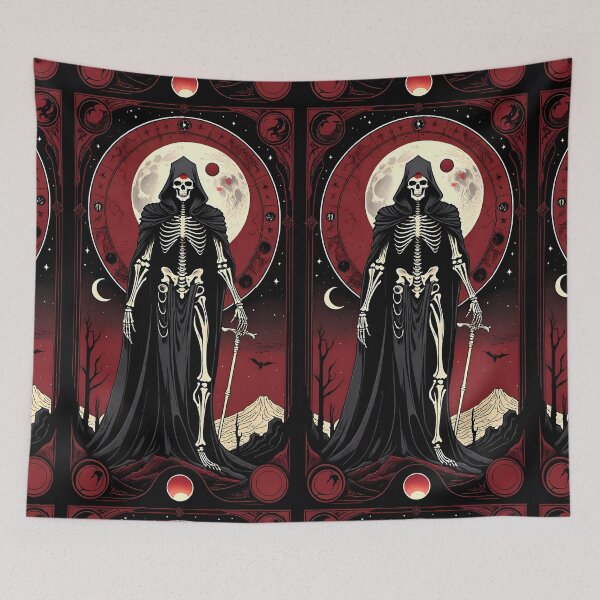Item preview, Death Card Illustration Design designed and sold by Domo-Design.